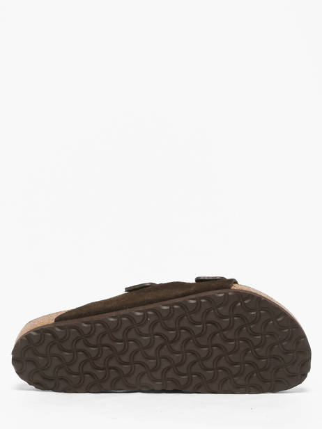 Slippers Arizona Uit Leder Birkenstock Bruin men 951311 ander zicht 4